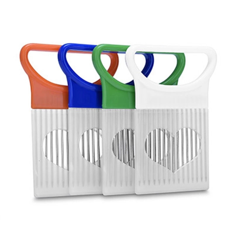 Stainless steel onion needle (loose meat needle fork fruit and vegetable hand slicer)
