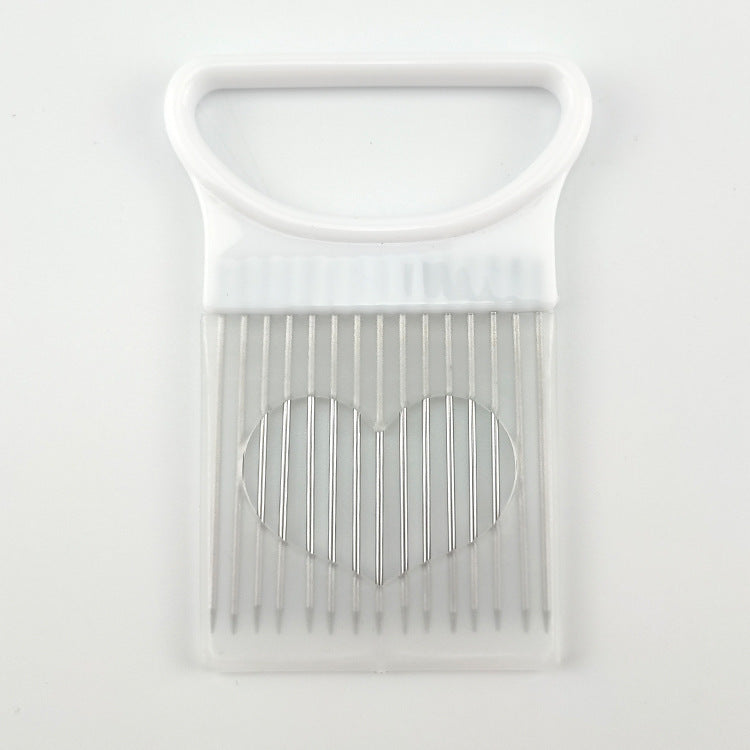 Stainless steel onion needle (loose meat needle fork fruit and vegetable hand slicer)