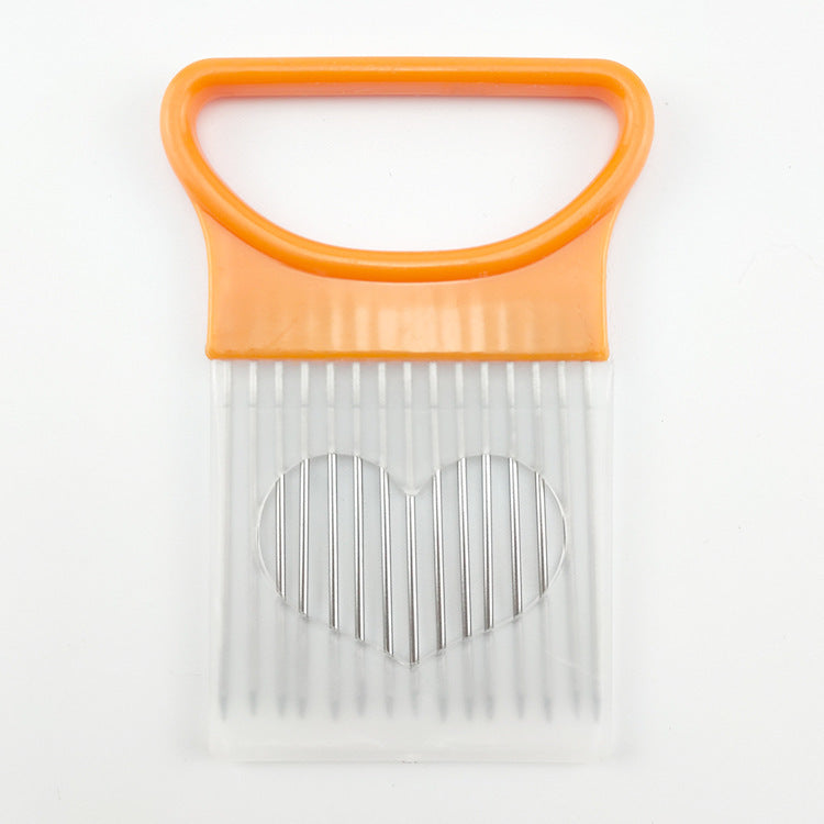 Stainless steel onion needle (loose meat needle fork fruit and vegetable hand slicer)